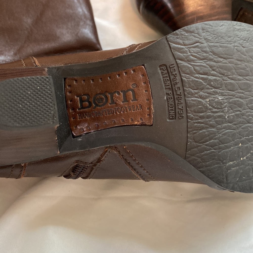 Born Mid Calf Heeled Boots 7.5 - Picture 3 of 7